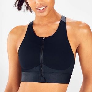 FABLETICS Ella High-Impact Zip Front Sports Bra
